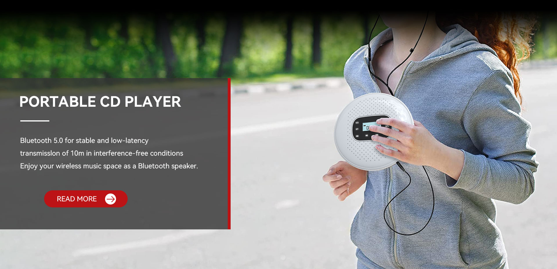 Fábrica de CD player portátil