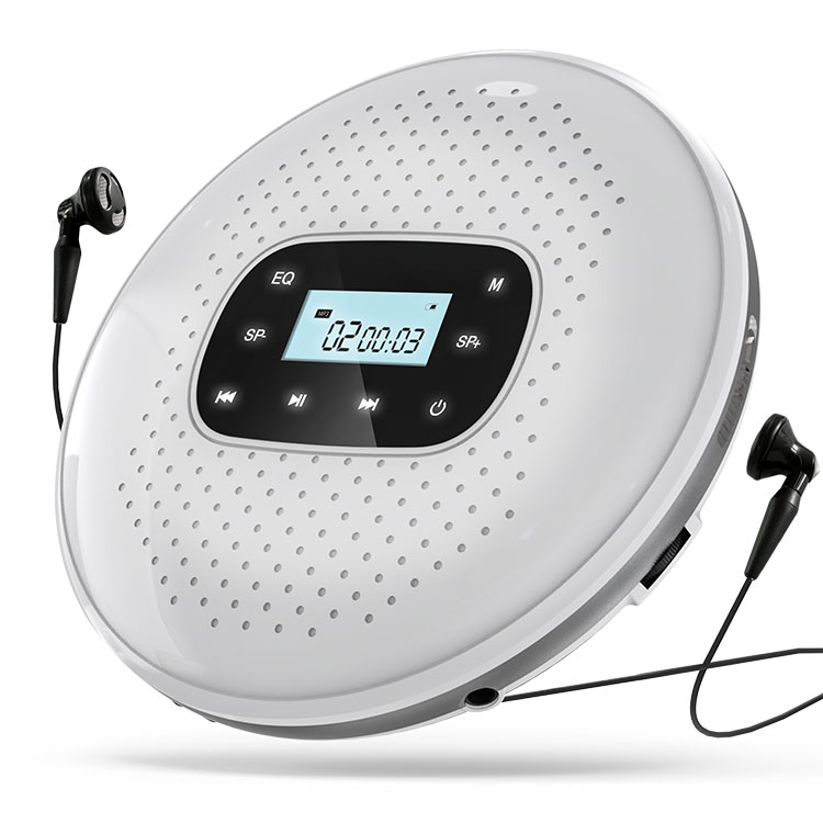 Quais são as vantagens do CD player portátil e do rádio?